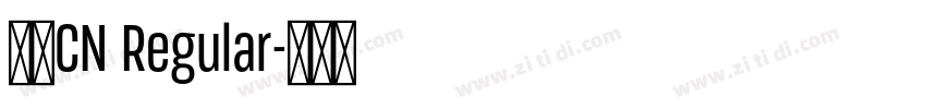 荣耀CN Regular字体转换 荣耀CN Regular字体转换
